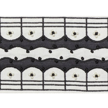 Load image into Gallery viewer, Schumacher Perla Tape Trim 74381 / Noir