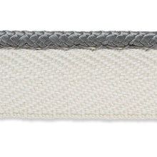 Load image into Gallery viewer, Schumacher Gustave Silk Lip Cord Narrow Trim 74533 / Grey