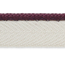 Load image into Gallery viewer, Schumacher Gustave Silk Lip Cord Narrow Trim 74535 / Eggplant
