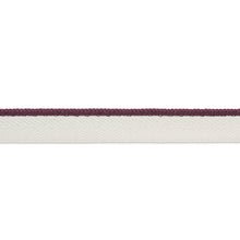 Load image into Gallery viewer, Schumacher Gustave Silk Lip Cord Narrow Trim 74535 / Eggplant