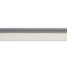 Load image into Gallery viewer, Schumacher Gustave Silk Lip Cord Medium Trim 74553 / Grey