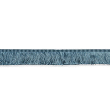 Load image into Gallery viewer, Schumacher Francois Silk Brush Fringe Trim 74592 / Cadet