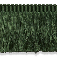 Load image into Gallery viewer, Schumacher Francois Silk Brush Fringe Trim 74594 / Emerald
