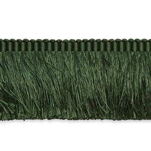 Load image into Gallery viewer, Schumacher Francois Silk Brush Fringe Trim 74594 / Emerald