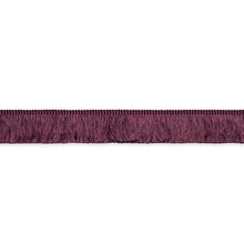 Load image into Gallery viewer, Schumacher Francois Silk Brush Fringe Trim 74595 / Eggplant