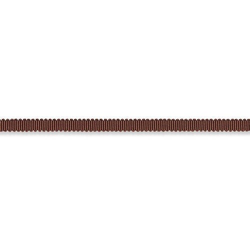 Schumacher Pierre Silk Gimp Extra Narrow Trim 74630 / Brown