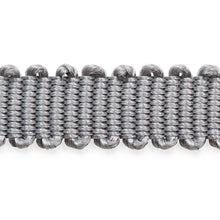 Load image into Gallery viewer, Schumacher Pierre Silk Gimp Extra Narrow Trim 74633 / Grey