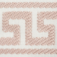 Load image into Gallery viewer, Schumacher Etienne Silk Greek Key Narrow Trim 74689 / Blush