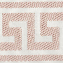 Load image into Gallery viewer, Schumacher Etienne Silk Greek Key Trim 74709 / Blush