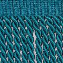 Load image into Gallery viewer, Schumacher Olivier Silk Bullion Trim 74746 / Peacock