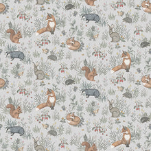 Load image into Gallery viewer, Schumacher Forest Friends Mural Wallpaper 7480 / Multi