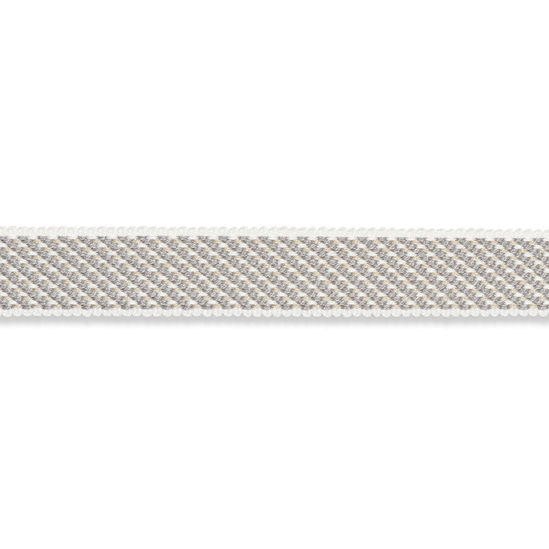 Schumacher Winston Cotton Braid Narrow Trim 74841 / Charcoal