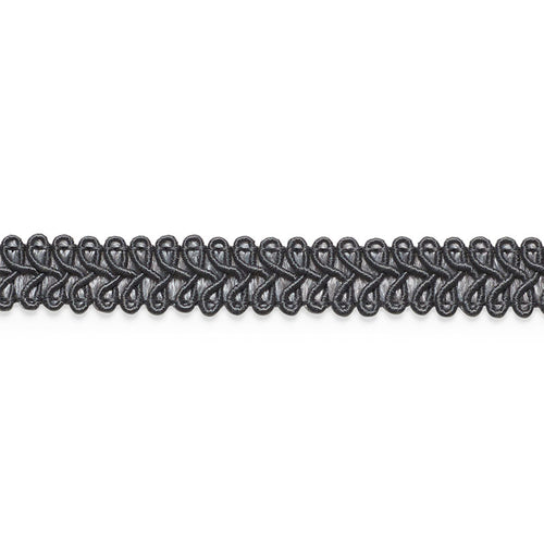 Schumacher Astor Braid Trim 74966 / Charcoal