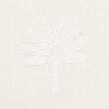 Load image into Gallery viewer, SCHUMACHER PALMETTO BEACH EMBROIDERY FABRIC 75302 / IVORY