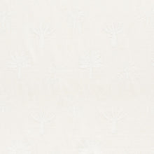 Load image into Gallery viewer, SCHUMACHER PALMETTO BEACH EMBROIDERY FABRIC 75302 / IVORY
