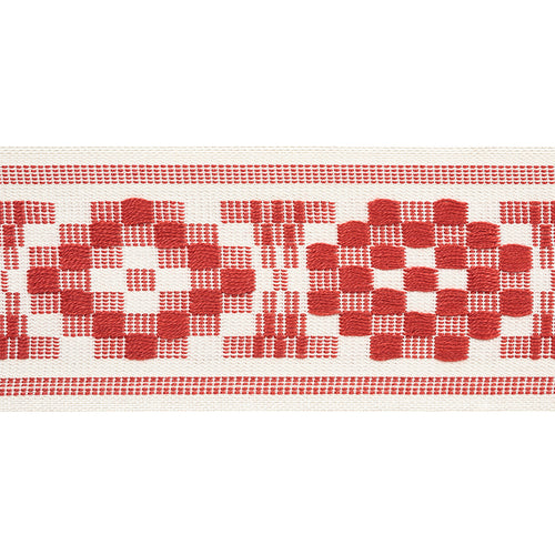 Schumacher Maidstone Tape Trim 75311 / Coral