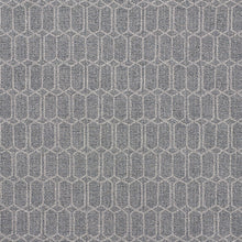 Load image into Gallery viewer, SCHUMACHER MODERN TRELLIS OUTDOOR FABRIC 75400 / SLATE