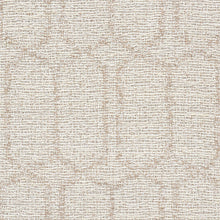 Load image into Gallery viewer, SCHUMACHER MODERN TRELLIS OUTDOOR FABRIC 75401 / STONE