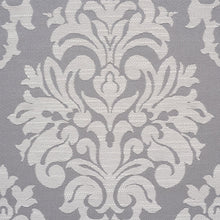 Load image into Gallery viewer, SCHUMACHER DAUPHINE DAMASK INDOOR/OUTDOOR FABRIC 75410 / SLATE