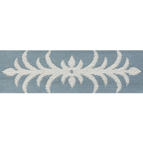 Schumacher Acanthus Tape Trim 75443 / Slumber Blue