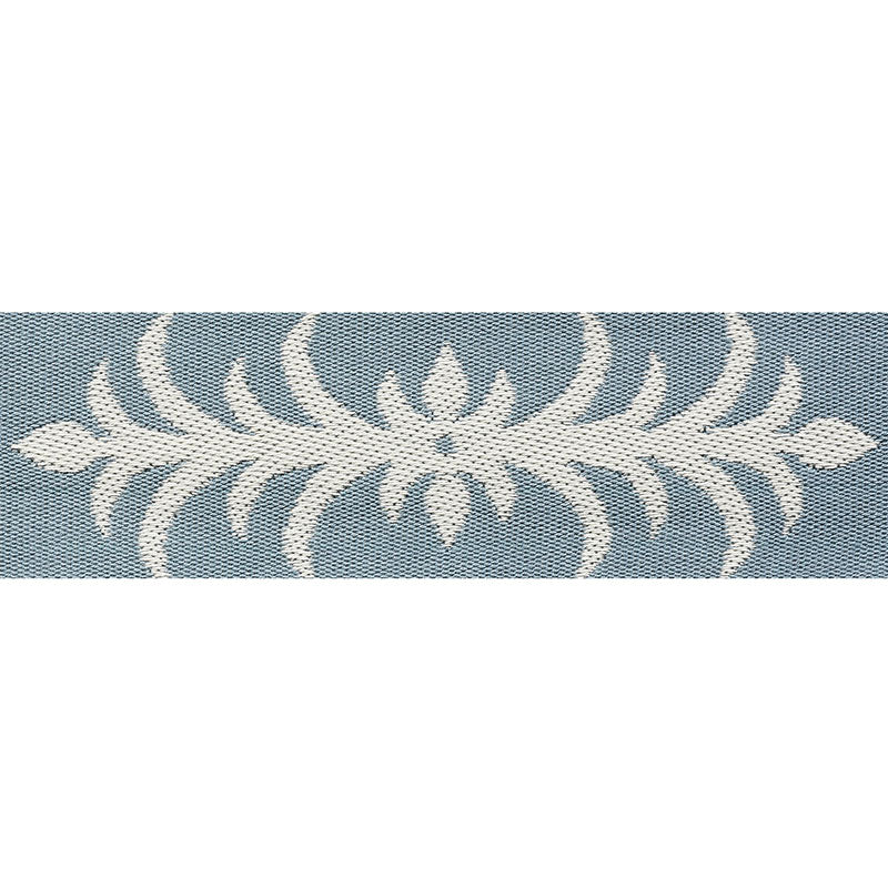 Schumacher Acanthus Tape Trim 75443 / Slumber Blue