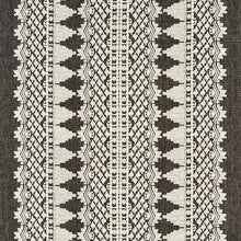 Load image into Gallery viewer, SCHUMACHER WENTWORTH EMBROIDERY FABRIC 75474 / CARBON