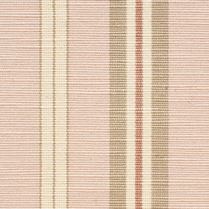 SCHUMACHER LEWIS STRIPE FABRIC 75501 / BLUSH