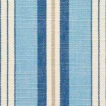 Load image into Gallery viewer, SCHUMACHER LEWIS STRIPE FABRIC 75503 / BLUE