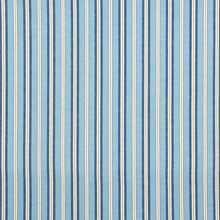 Load image into Gallery viewer, SCHUMACHER LEWIS STRIPE FABRIC 75503 / BLUE