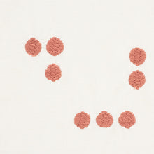 Load image into Gallery viewer, SCHUMACHER GREAT ROCK EMBROIDERY FABRIC 75631 / CORAL