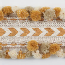 Load image into Gallery viewer, Schumacher Maracana Pom Tape Trim 75651 / Ochre