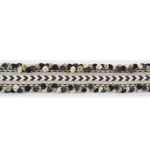 Load image into Gallery viewer, Schumacher Maracana Pom Tape Trim 75652 / Black