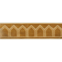 Load image into Gallery viewer, Schumacher Vizier Velvet Tape Trim 75734 / Gold