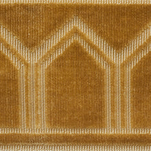 Load image into Gallery viewer, Schumacher Vizier Velvet Tape Trim 75734 / Gold