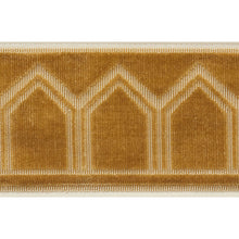 Load image into Gallery viewer, Schumacher Vizier Velvet Tape Trim 75734 / Gold