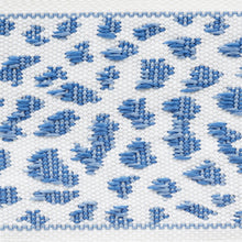 Load image into Gallery viewer, Schumacher Leopard Tape Trim 75850 / Blue