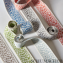 Load image into Gallery viewer, Schumacher Leopard Tape Trim 75853 / Red