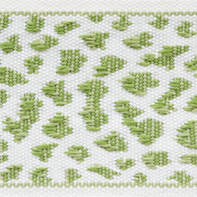 Load image into Gallery viewer, Schumacher Leopard Tape Trim 75852 / Leaf