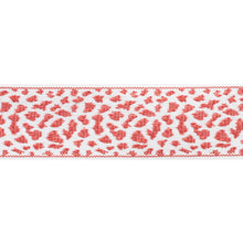 Load image into Gallery viewer, Schumacher Leopard Tape Trim 75853 / Red