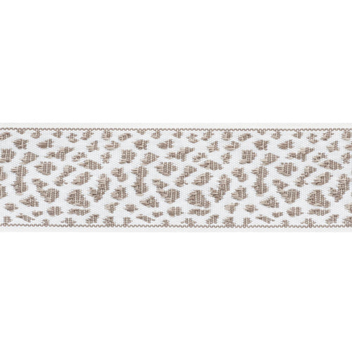 Schumacher Leopard Tape Trim 75854 / Taupe