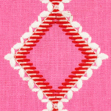 Load image into Gallery viewer, Schumacher Branson Embroidery Fabric 75890 / Pink