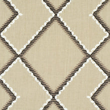 Load image into Gallery viewer, Schumacher Branson Embroidery Fabric 75892 / Taupe