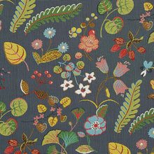 Load image into Gallery viewer, Schumacher Botanica Indoor/outdoor Fabric 75941 / Charcoal