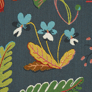 Schumacher Botanica Indoor/outdoor Fabric 75941 / Charcoal