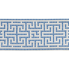 Load image into Gallery viewer, Schumacher Maze Tape Trim 75950 / Blue
