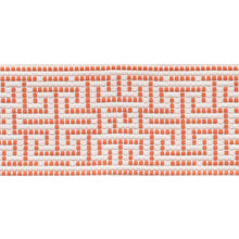 Load image into Gallery viewer, Schumacher Maze Tape Trim 75953 / Orange