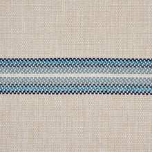 Load image into Gallery viewer, SCHUMACHER GARDEN STRIPE FABRIC 75973 / BLUE