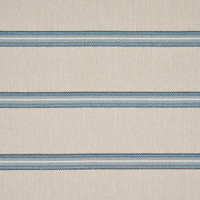 Load image into Gallery viewer, SCHUMACHER GARDEN STRIPE FABRIC 75973 / BLUE