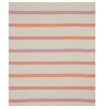 Load image into Gallery viewer, SCHUMACHER GARDEN STRIPE FABRIC 75974 / RED