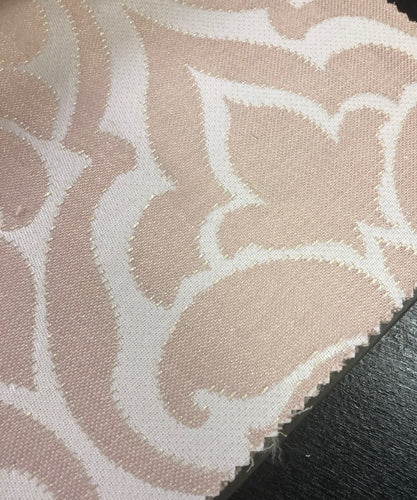3 Colorways Damask Drapery Upholstery Fabric Blush Green Blue